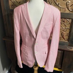 Zara for Men SeerSucker Jacket Size: 36